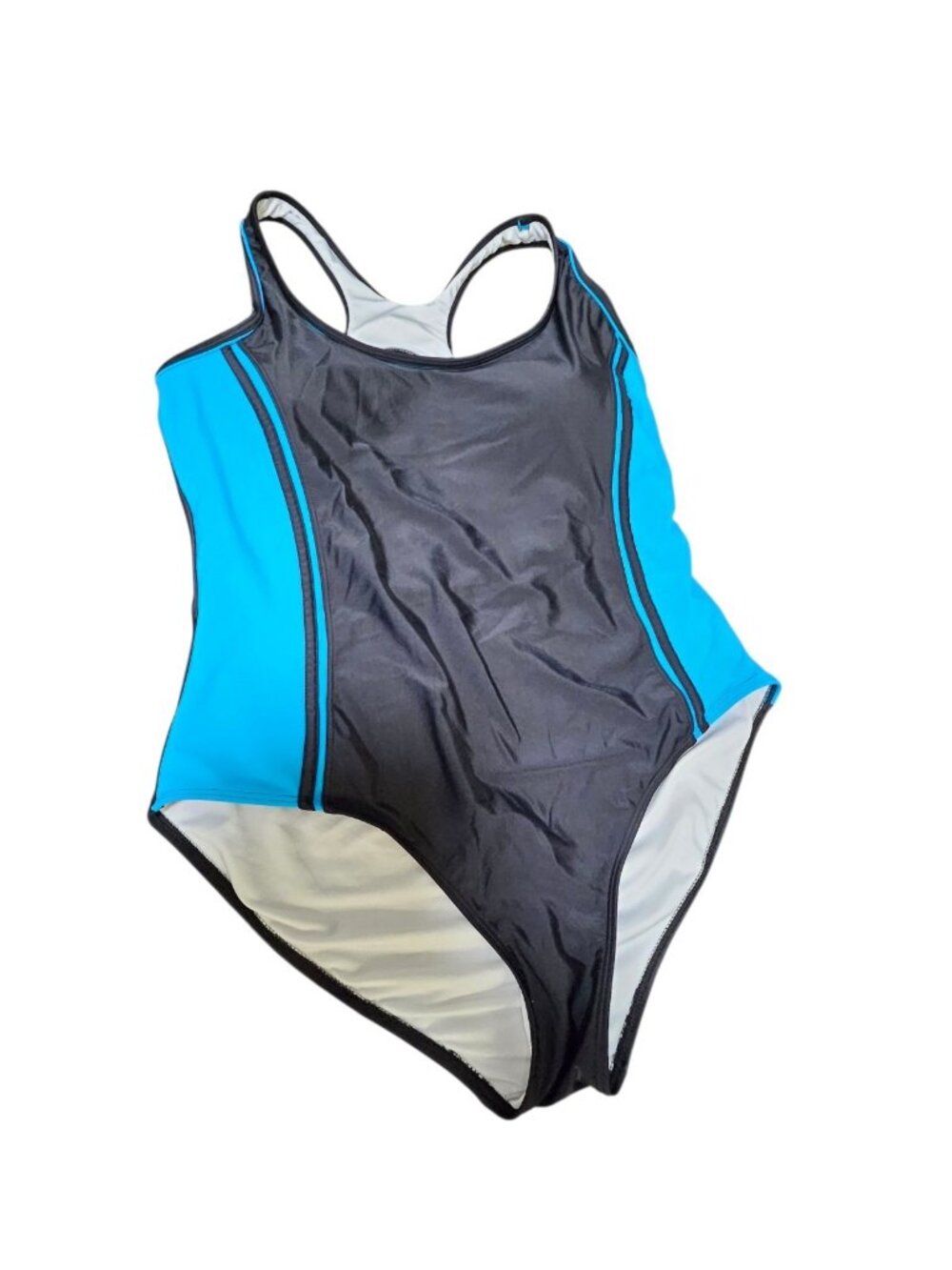 Uhnice  Racing Training Sports Athletic One Piece Swimsuit Black Size XL